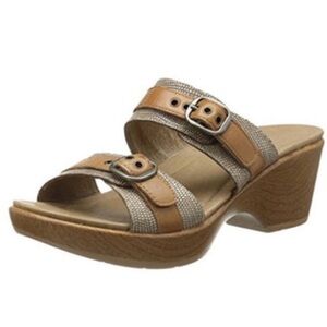 Dansko Jessie Sand Lizard Sandals Size EU 39